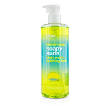 Lemon + Sage Soap (Sabun)y Suds ( Syanpu Pembersih Body (Badan) + Mdanian Berbuih )