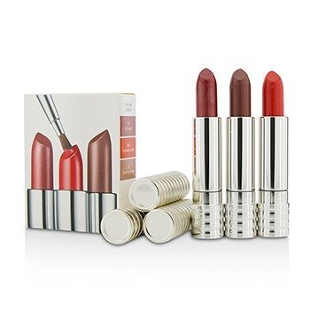 Long Last Lipstick Trio - #0A Runway Coral, #12 Blushing nude, #15 All Heart