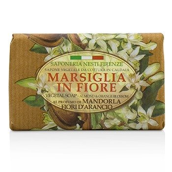 Marsiglia In Fiore Vegetal Soap - Almond & Orange Bloosom