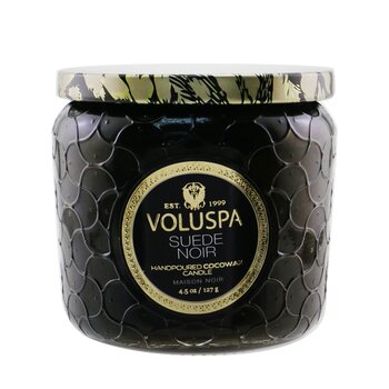 Voluspa Petite Jar Candle - Suede Noir