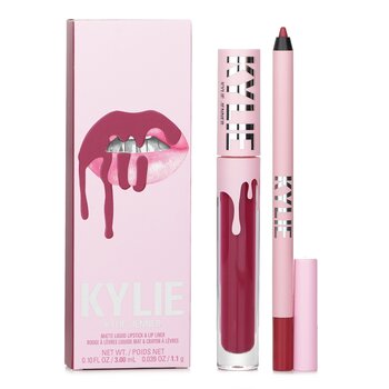 Kylie By Kylie Jenner Matte Lip Kit: Matte Liquid Lipstick 3ml + Lip Liner 1.1g - # 103 Better Not Pout