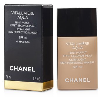 Chanel Vitalumiere Aqua Ultra Light Skin Perfecting Make Up SPF15 - # 42 Beige Rose