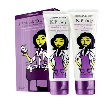 DERMAdoctor KP Double Duty Duo Pack - Dermatologist Moisturizing Therapy (For Dry Skin)