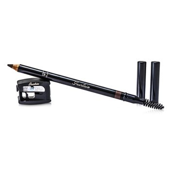 The Eyebrow Pencil With Brush & Sharpener - # 01 Brun Ideal