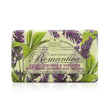 Nesti Dante Romantica Sparkling Natural Soap - Wild Tuscan Lavender & Verbena