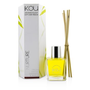 iKOU Aromacology Diffuser Reeds - Nurture (Italian Orange Cardamom & Vanilla - 9 months supply)