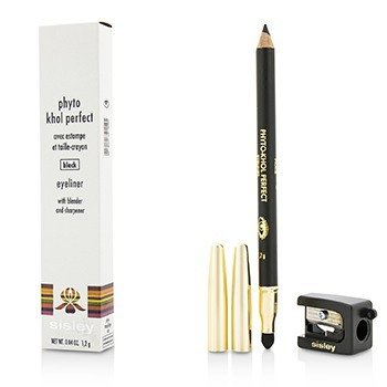 Phyto Khol Perfect Eyeliner (With Blender and Sharpener) - # Black