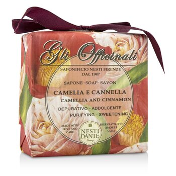 Nesti Dante Gli Officinali Soap - Camellia & Cinnamon - Purifying & Sweetening