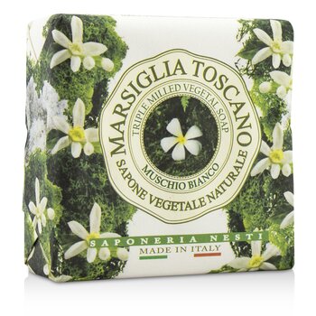 Nesti Dante Marsiglia Toscano Triple Milled Vegetal Soap - Muschio Bianco