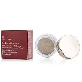 Ombre Iridescente Cream To Powder Iridescent Eyeshadow - #04 Silver Ivory