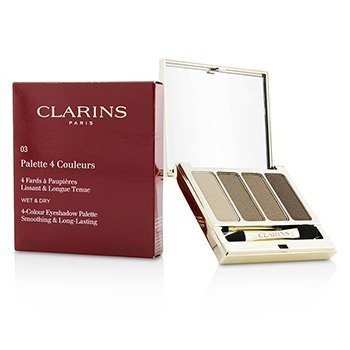 4 Colour Eyeshadow Palette (Smoothing & Long Lasting) - #03 Brown