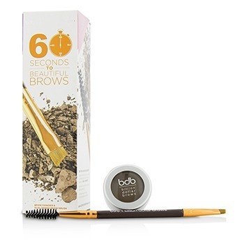 60 Seconds To Beautiful Brows Kit (1x Brow Powder, 1x Dual Ended Brow Brush) - Taupe