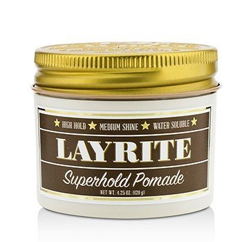Superhold Pomade (High Hold, Medium Shine, Water Soluble)