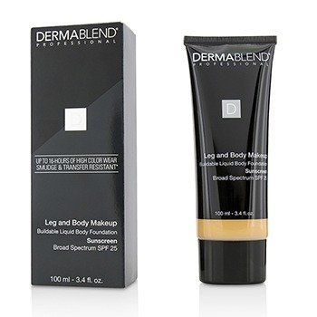 Dermablend Leg and Body Make Up Buildable Liquid Body Foundation Sunscreen Broad Spectrum SPF 25 - #Light Sand 25W