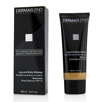 Dermablend Leg and Body Make Up Buildable Liquid Body Foundation Sunscreen Broad Spectrum SPF 25 - #Light Beige 35C