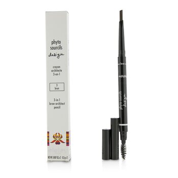 Phyto Sourcils Design 3 In 1 Brow Architect Pencil - # 3 Brun