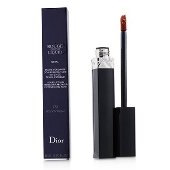 Christian Dior Rouge Dior Liquid Lip Stain - # 751 RocknMetal (Rusty Red)