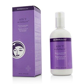 Ain't Misbehavin' Medicated AHA/BHA Acne Cleanser - For Oily, Blemish-Prone or Combination Skin (Exp. Date: 05/2018)