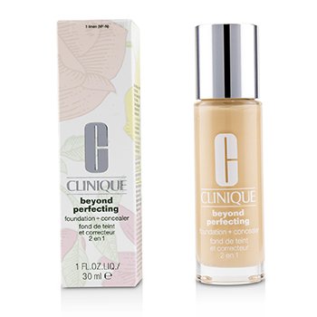 Clinique Beyond Perfecting Foundation & Concealer - # 01 Linen (VF-N)
