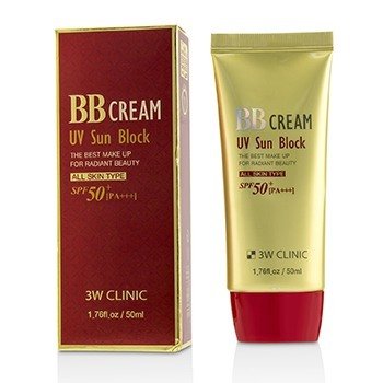3W Clinic UV Sun Block BB Cream SPF50+ PA+++