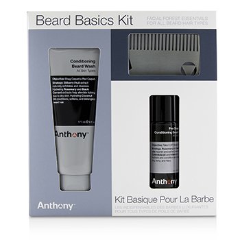 Beard Basics Kit: Conditioning Beard Wash 177ml + Conditioning Beard Oil 59ml + Beard Comb