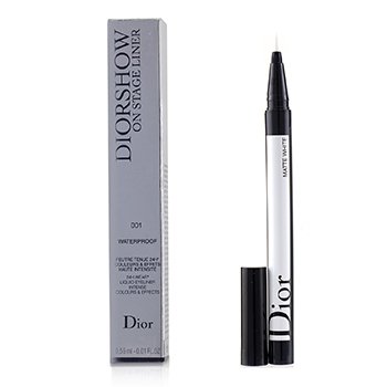 Christian Dior Diorshow On Stage Liner Waterproof - # 001 Matte White