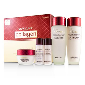 3W Clinic 3W Clinic Collagen Skin Care Set: Softener 150ml + Emulsion 150ml + Cream 60ml + Softener 30ml + Emulsion 30ml