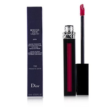 Christian Dior Rouge Dior Liquid Lip Stain - # 788 Frenetic Satin (Raspberry Pink)