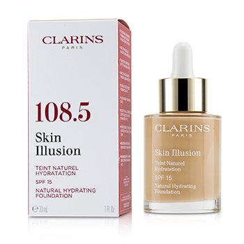Clarins Skin Illusion Natural Hydrating Foundation SPF 15 # 108.5 Cashew
