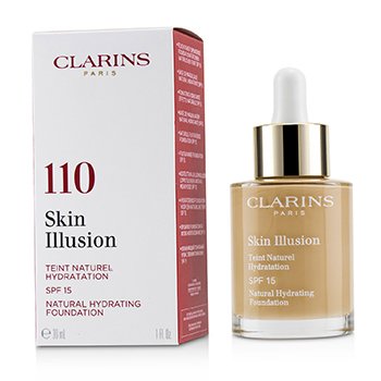 Clarins Skin Illusion Natural Hydrating Foundation SPF 15 # 110 Honey