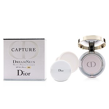 Capture Dreamskin Moist & Perfect Cushion SPF 50 With Extra Refill - # 010 (Ivory)