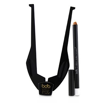Billion Dollar Brows The Brow Buddy Kit - 1x Brow Buddy - Black, 1x White Pencil