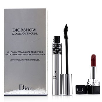 Diorshow Iconic Overcurl The Catwalk Spectacular Makeup Look Set (1x Mascara, 1x Mini Lipstick)