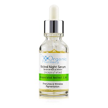 The Organic Pharmacy Retinol Night Serum - Fine Lines & Wrinkle, Pigmentation & Boost Collagen