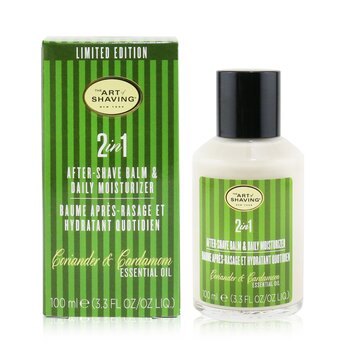 The Art Of Shaving 2 In 1 After-Shave Balm & Daily Moisturizer - Coriander & Cardamom Essential Oil (Limited Edition)