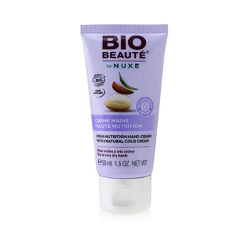 Nuxe Bio Beaute By Nuxe High-Nutrition Hand Cream With Natural Cold Cream (For Dry To Very Dry Hands)