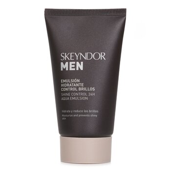 SKEYNDOR Men Shine Control 24H Aqua Emulsion - Moisturize & Prevents Shiny Skin  (For Normalise Mixed & Oily Skins)