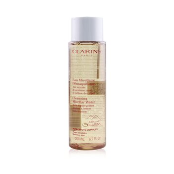 Clarins Cleansing Micellar Water with Alpine Golden Gentian & Lemon Balm Extracts - Sensitive Skin
