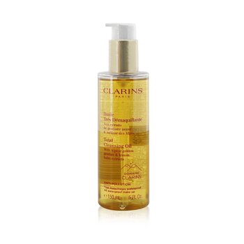 Clarins Total Cleansing Oil with Alpine Golden Gentian & Lemon Balm Extracts (All Waterproof Make-up)