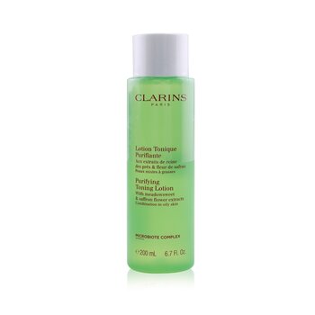 Clarins Purifying Toning Lotion with Meadowsweet & Saffron Flower Extracts - Combination to Oily Skin
