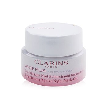Clarins White Plus Pure Translucency Brightening Revive Night Mask-Gel