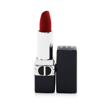 Rouge Dior Couture Colour Refillable Lipstick - # 999 (Velvet)(Box Slightly Damaged)