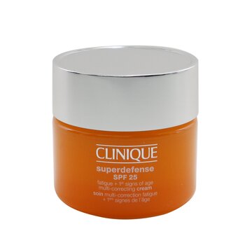 Clinique Superdefense SPF 25 Fatigue + 1st Signs Of Age Multi-Correcting Cream - Combination Oily to Oily