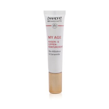 Lavera My Age Eye & Lip Contour Cream With Organic Hibiscus & Ceramides - For Mature Skin