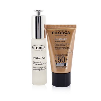 Filorga Hydra-Protecting Duo Set: Hydra-Hyal 30ml + UV-Bronze SPF 50 40ml