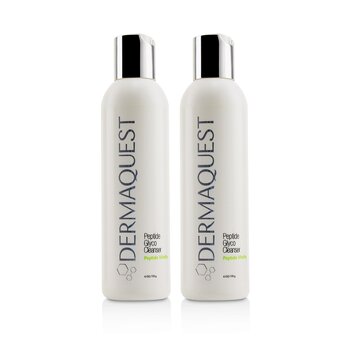 DermaQuest Peptide Vitality Peptide Glyco Cleanser Duo Pack