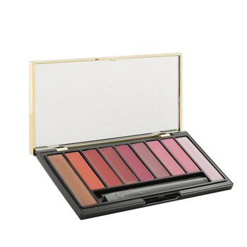 Lancome LAbsolu Rouge Lip Palette Holiday Edition (7x Lip Color, 2x Sparkling Top Coat, 1x Brush)
