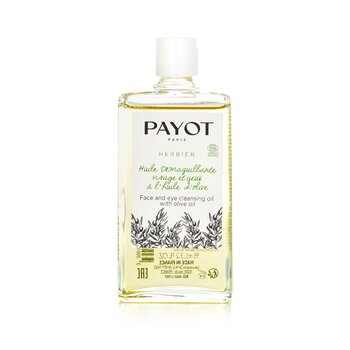Payot Herbier Organic Face & Eye Cleansing Oil With Olive Oil