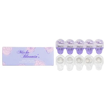 Miche Bloomin Quarter Veil 1 Day Color Contact Lenses (106 Shell Moon) - - 2.50