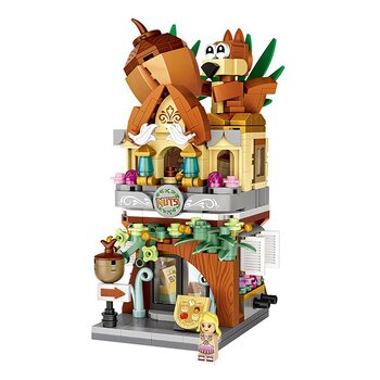 LOZ Street Series - Squirrel Nut Shop Building Bricks Set